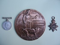Click for a larger image of First World War Medals